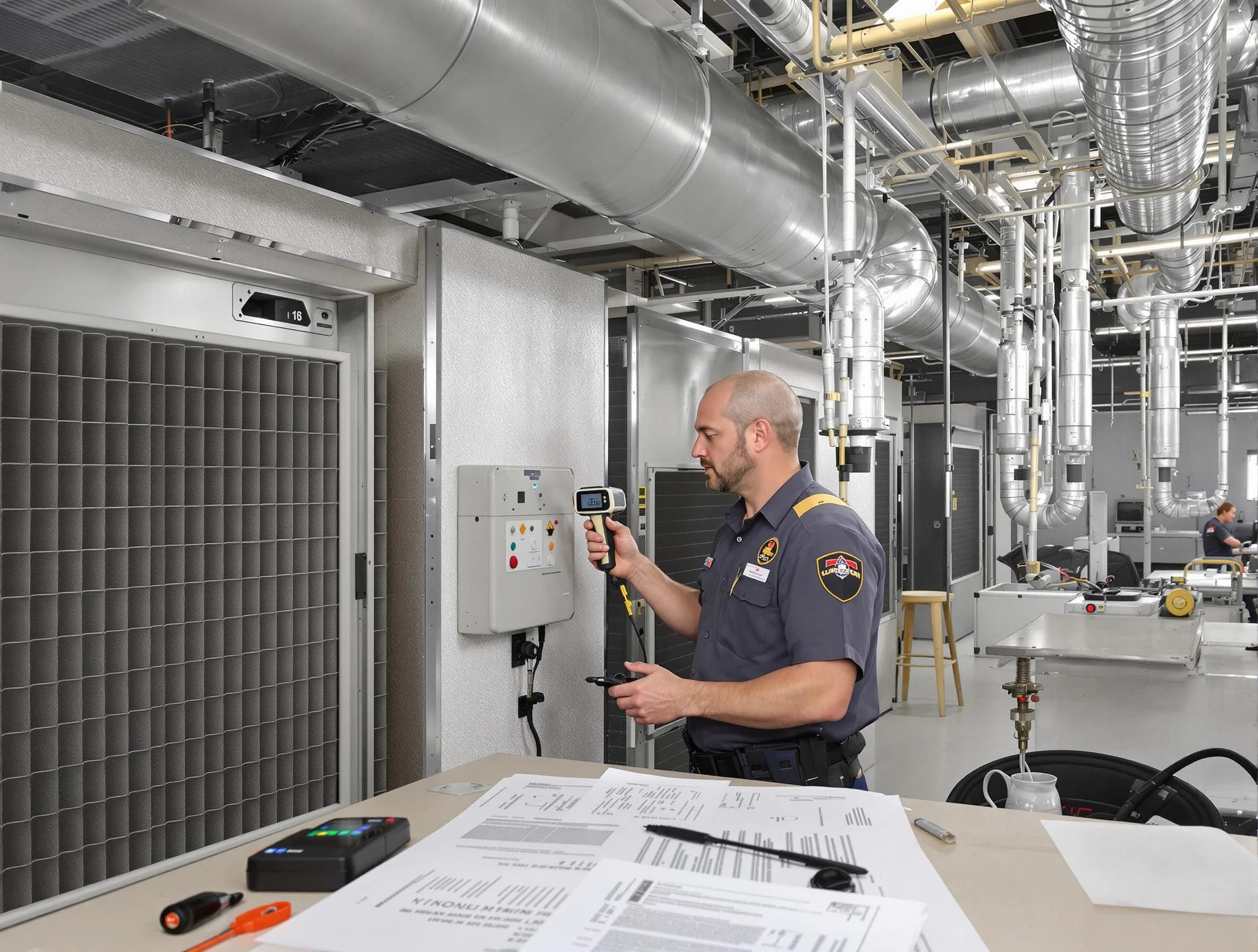 Professional filter system inspection by Heron Bay Air Duct Cleaning in Heron Bay