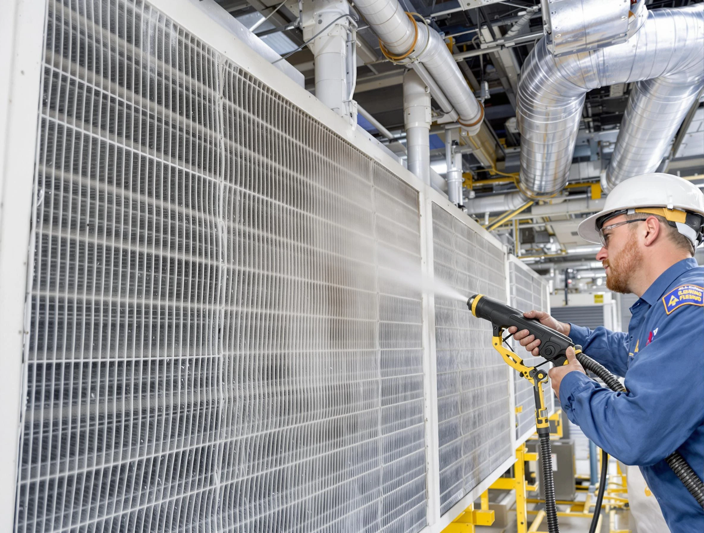 Professional commercial coil cleaning by Heron Bay Air Duct Cleaning in Heron Bay