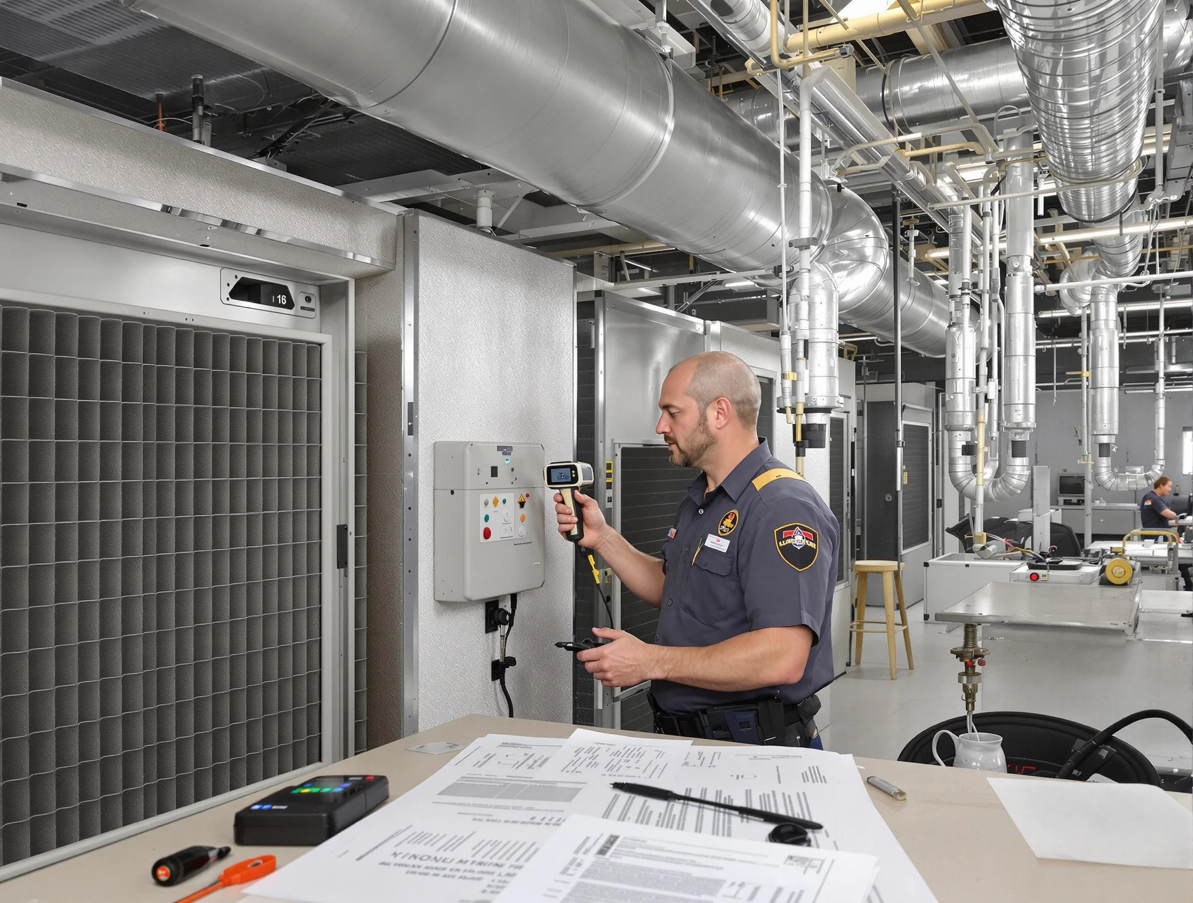 Professional filter system inspection by Heron Bay Air Duct Cleaning in Heron Bay